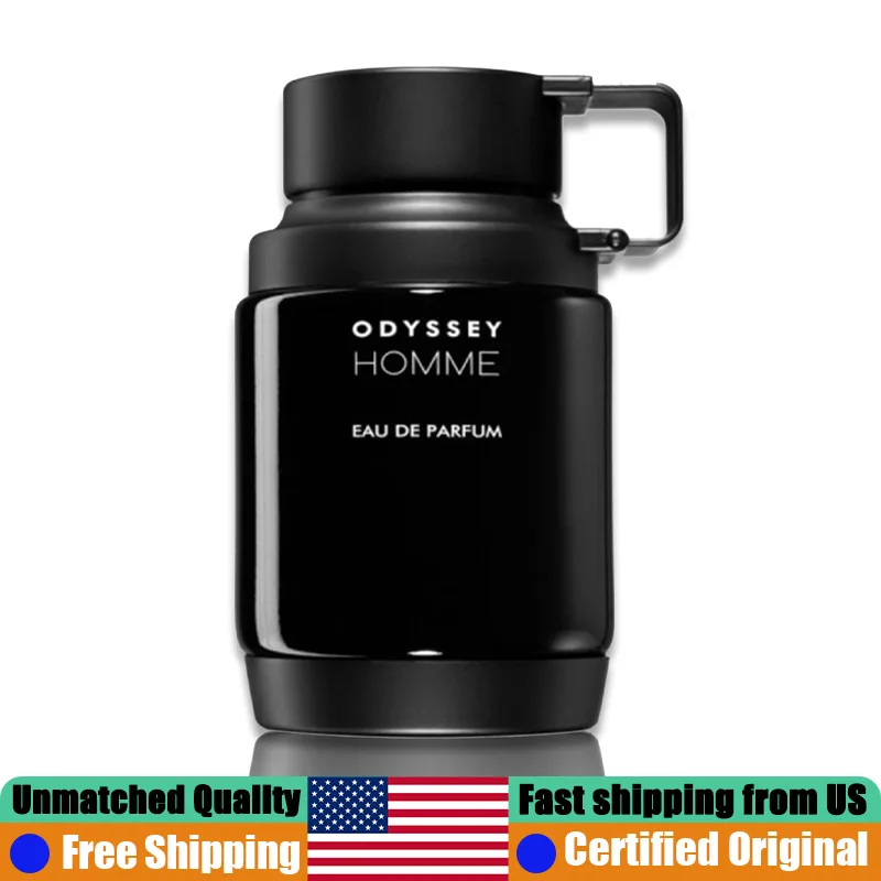 

Armaf Odyssey Homme Eau de Parfum Spray 3.4 Ounce Original Arab Perfumes 100 ML Lasting Oriental Vanilla Leather Cologne for Men