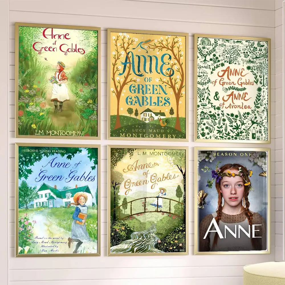 

A-Anne Of Green G-Gables Poster Posters,waterproof Paper Stickers,coffee Shops,bar Living Rooms