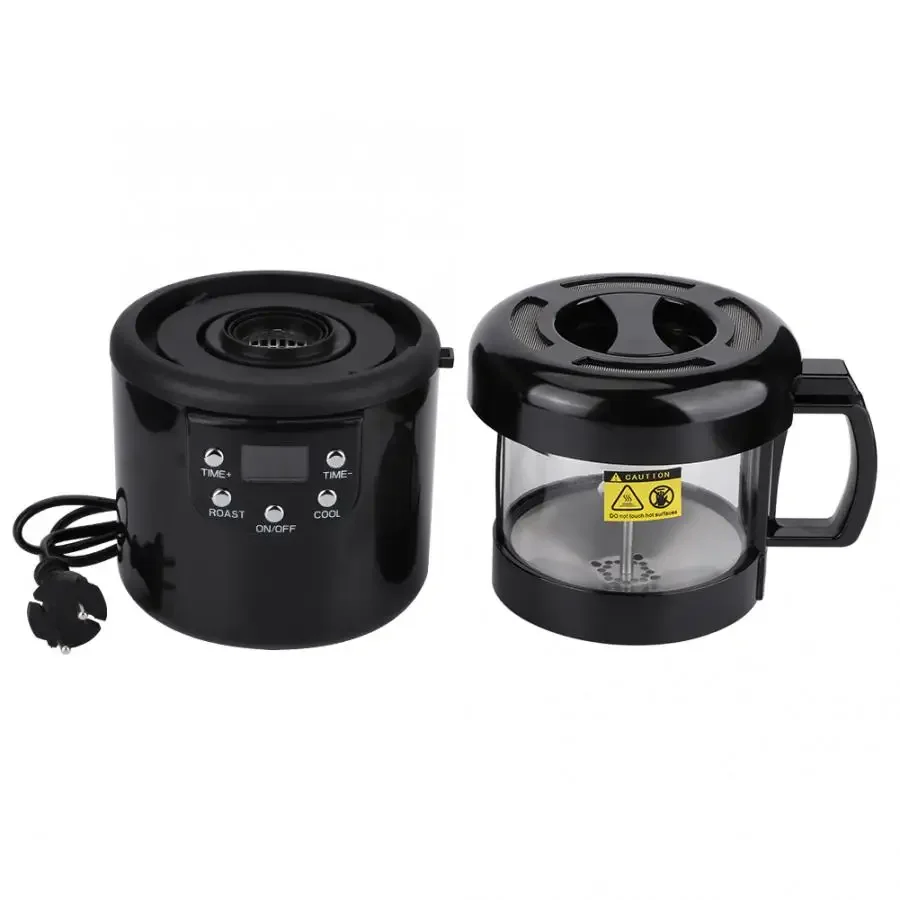 Mini torréfacteur à café électrique domestique, sans fumée, machine de cuisson et de torréfaction de grains, 80-100g, CE, CB, 110-240V, 1400W