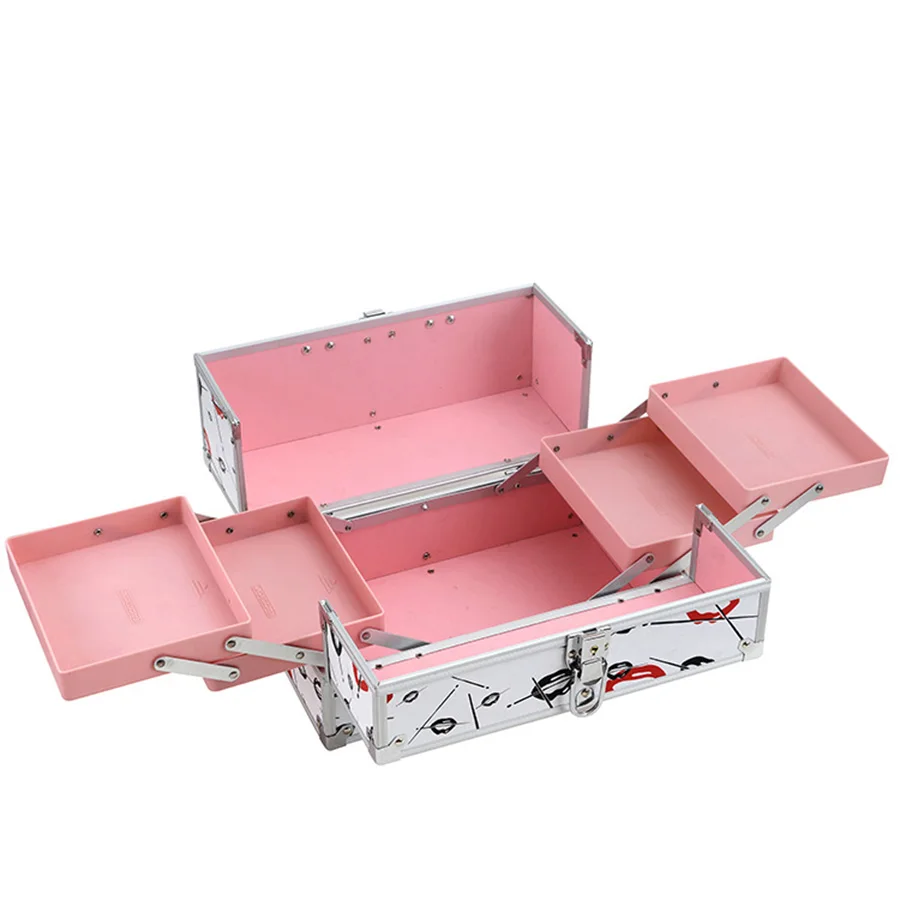 Портативный органайзер для макияжа, женский косметичка, дорожный косметичка, косметичка, коробка для хранения макияжа, органайзер для ювелирных изделий, часов