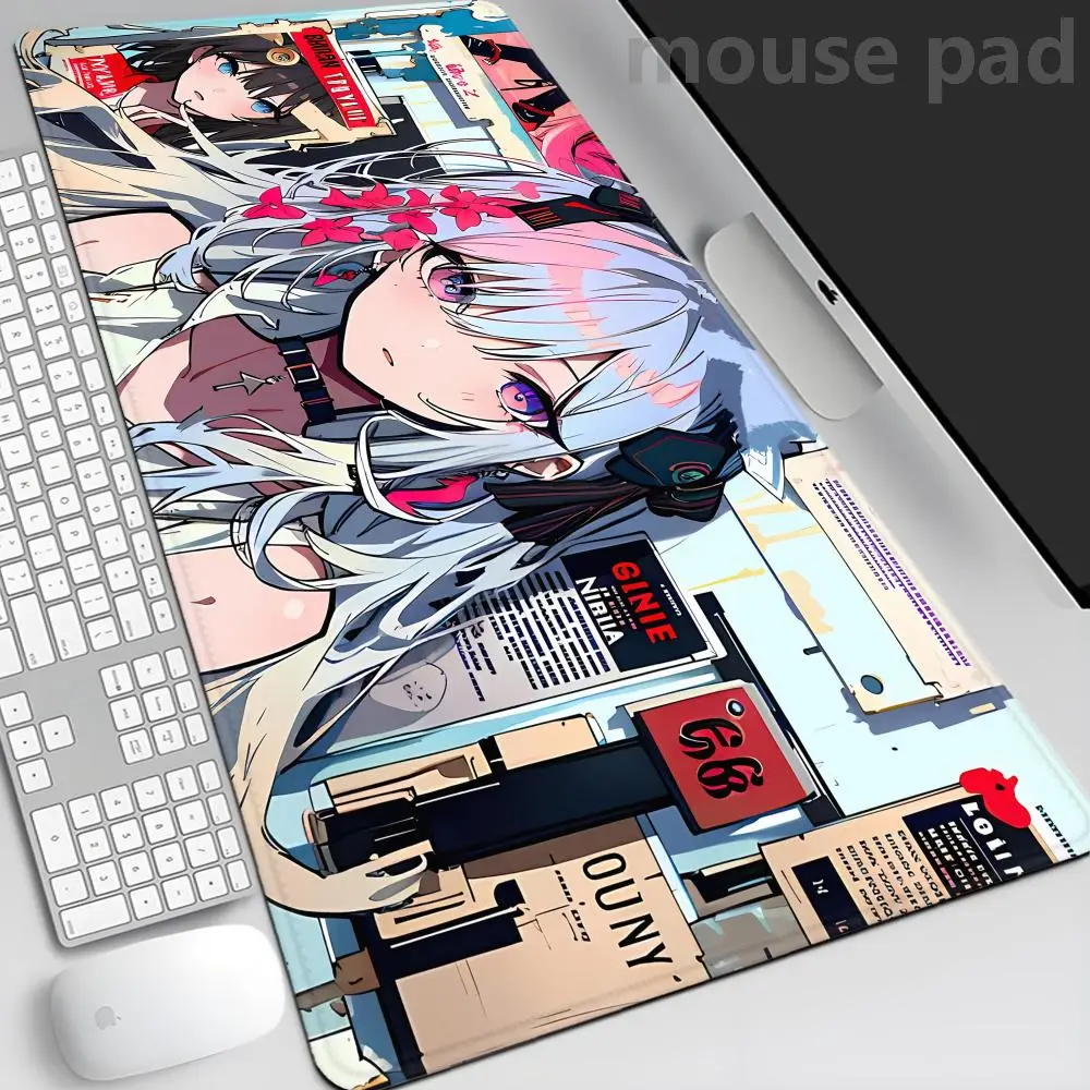 

Anime Girls Rubber Mouse Pad Kawaii Non-Slip Desk Mat Cute Large Gaming Mousepad Gamer HD Print Mouse Mat Game Keyboard Pads XXL