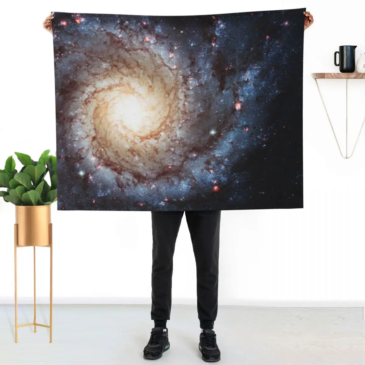 Spiral Galaxy Throw Blanket Extra Large Throw Large christmas gifts Decorative Sofas Thermals For Travel For Baby Blankets