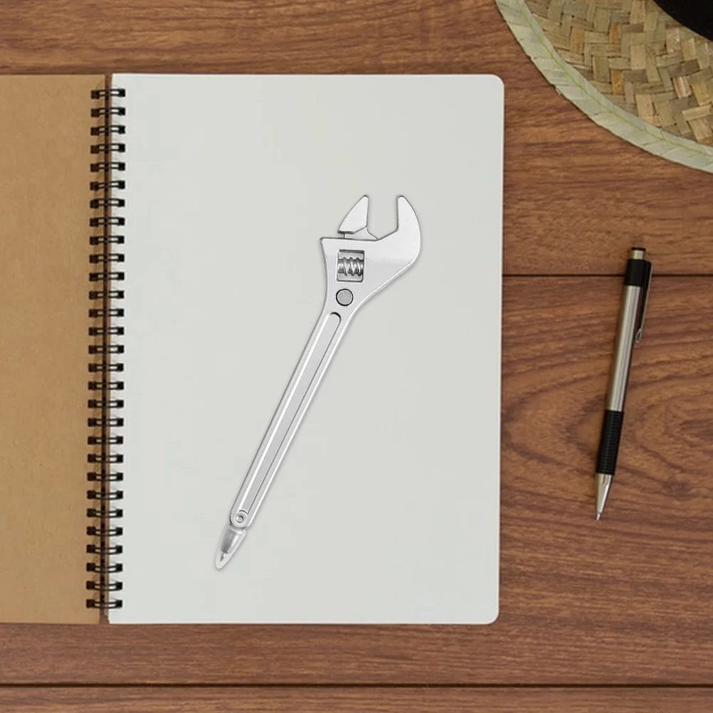 

6pcs Wrench Ballpoint Pens Novelty Wrench Shape Design Smooth Writing Students Note Taking Pen For Journal Coloring Book
