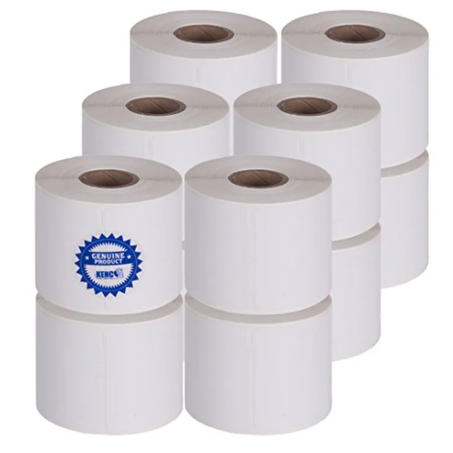 

Этикетки для бейджей 2 1/4 дюйма x 4 дюйма, совместимые с Dymo 30857, 12 штук в упаковке