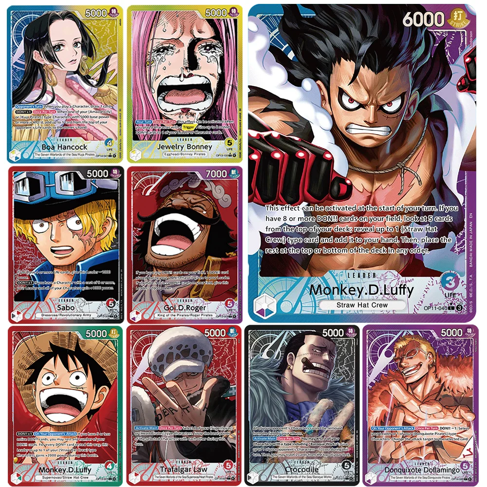 One Piece Classic Card Red Back Design English VersionSabo/Ace/Luffy/Bonney/LMU/Moria/Hancock - Game Collection Card