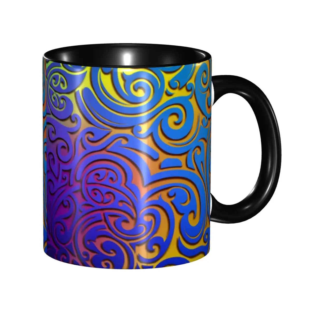 3D Maoris Design Mug Custom New Zealand Ceramic Coffee Mug Creative Gift
