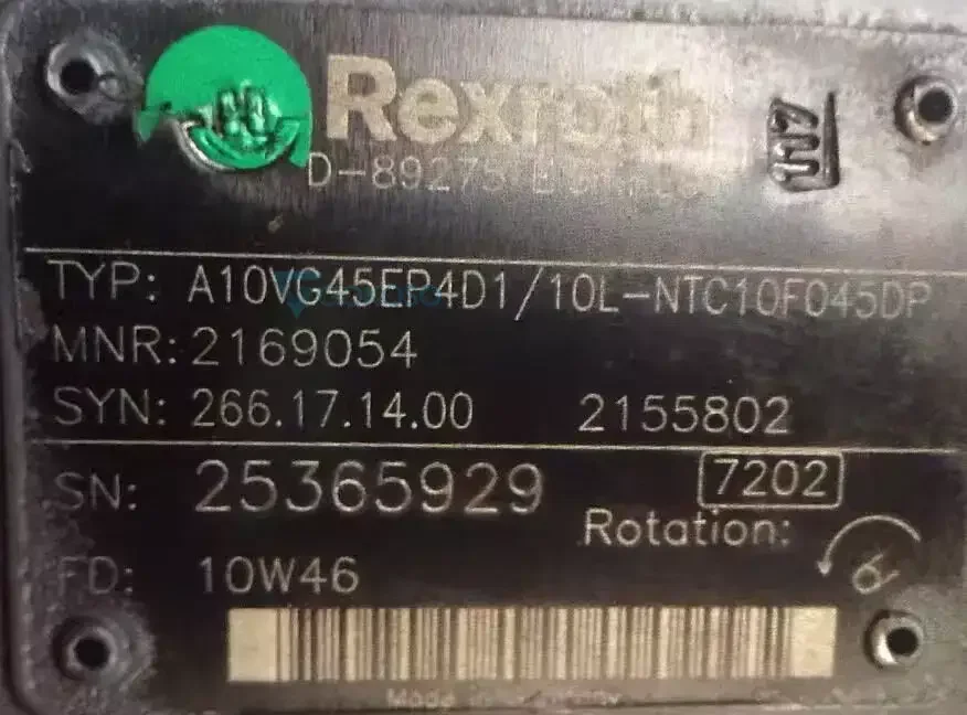 A10VG45EP4D110L-NTC10F045DP NEW REXROTH PUMP