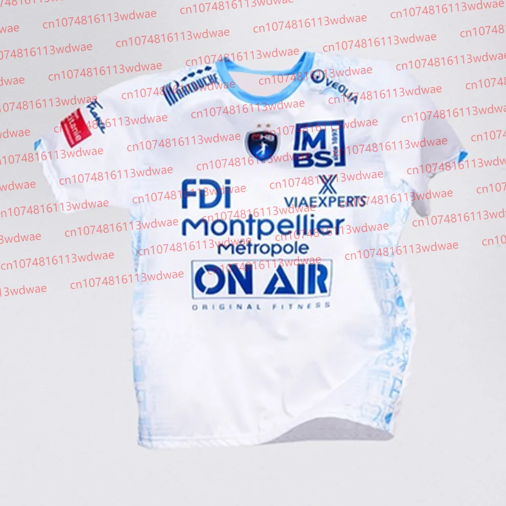 تي شيرت الرجال 2026 فرنسا مونبليير كرة اليد قميص الشباب طفل ملابس رياضية التدريب موحدة كرة اليد تنفس كرة اليد جيرسي عدة