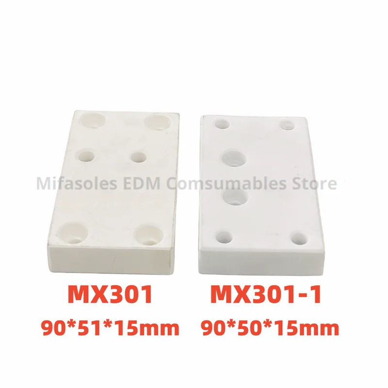 

EDM Parts Upper Isolator Plate MX301 Ceramic Insulating Board 90x50x15Tmm for MAXI Series CNC Wire Cut Machine