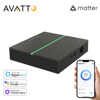 AVATTO Matter Zigbee Gateway Hub Smart Home Bridge Thread Gateway, Support Voice Control For Homekit Smartthings Google Alexa
