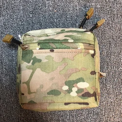 Multicam GP MOLLE Pouch Tactical Airsoft EDC Small Square Dump Pouch Sundry Storage Waist Bag