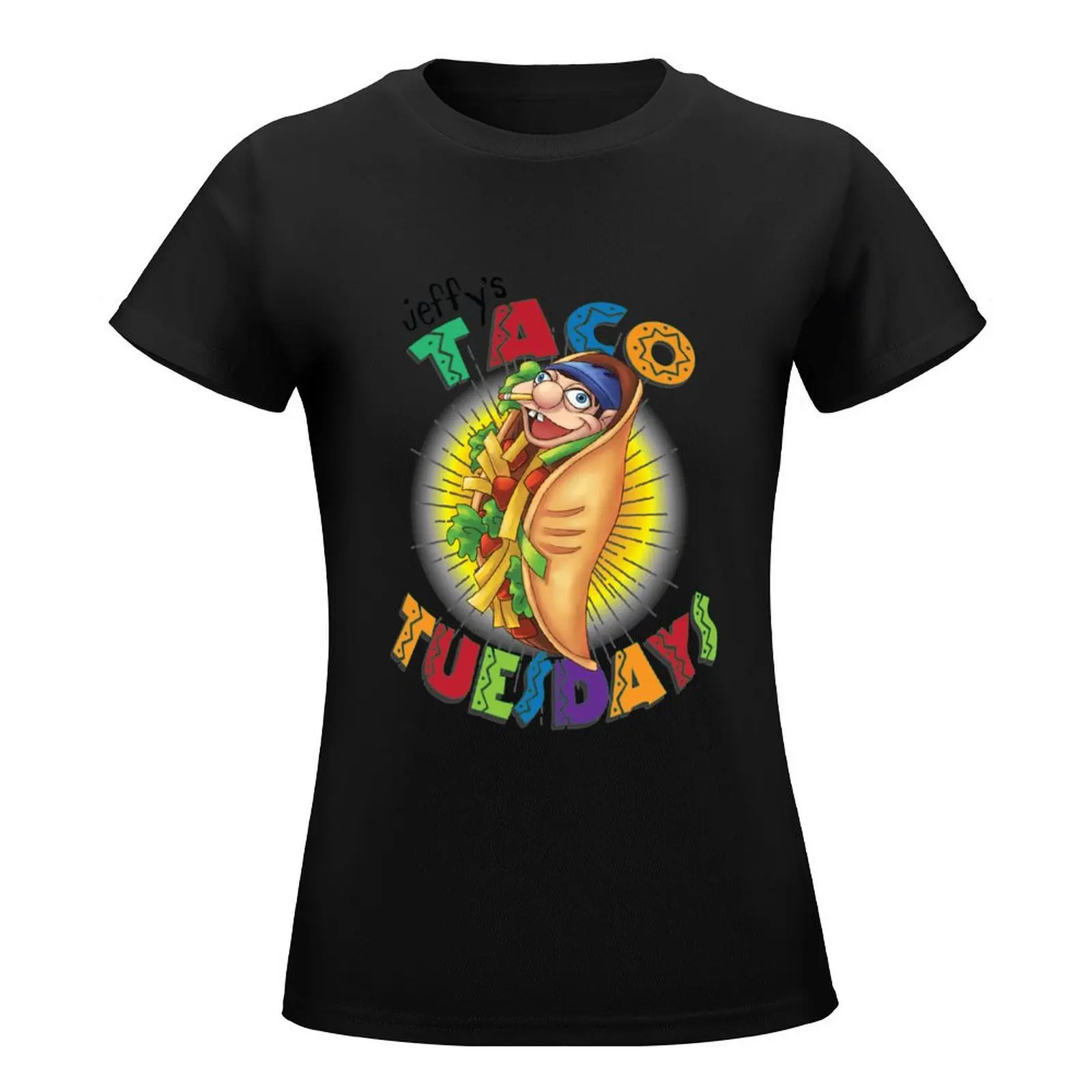 Jeffy Taco Tuesdays - Funny SML Character T-Shirt aesthetic clothes vintage clothes Female clothing kawaii clothes tops Women