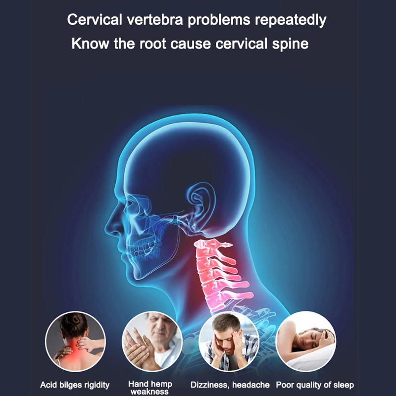 

For Cervical Traction Apparatus Neck Pain Relief Massager Electric Heating Air Balloon Stretch Orthotics Physiotherapy Instrumen