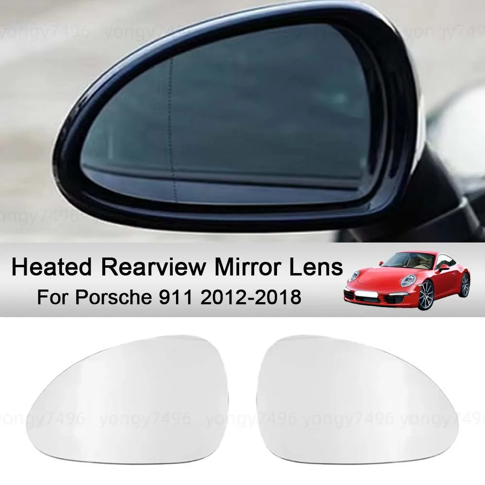 

Cars Accessories Heated Rearview Mirror Lens For Porsche 911 2012-2018 Mirrored Glass Car Styling Upgrade Modify A Car
