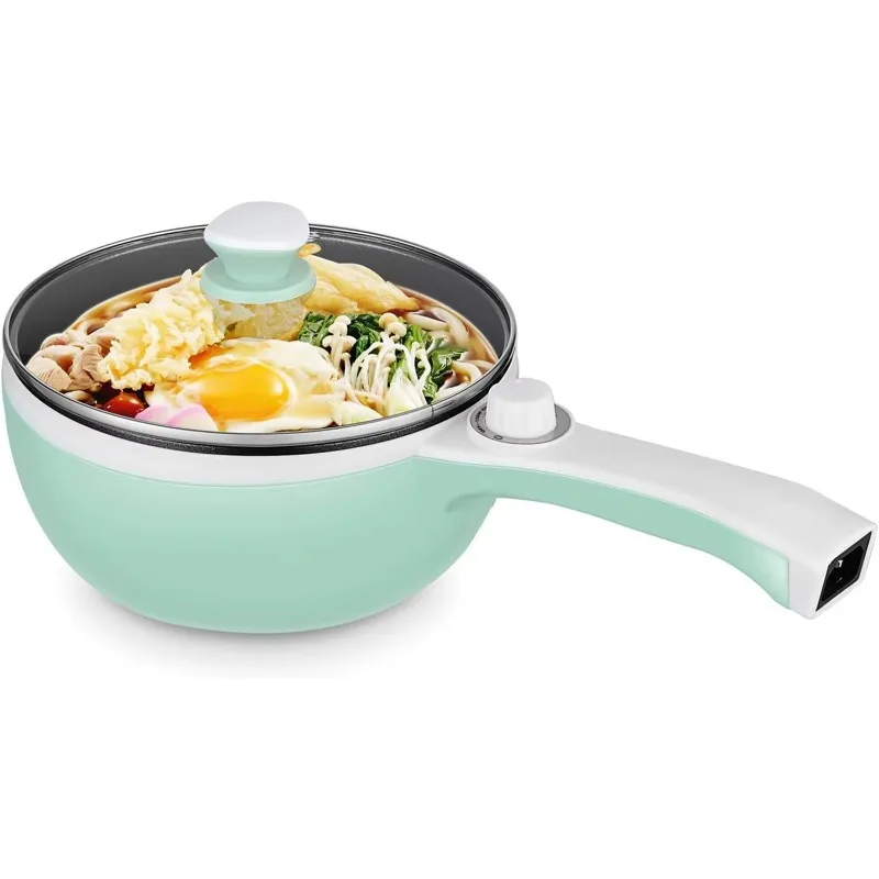 Portable mini non-stick power adjustment electric frying pan, casual, off-road