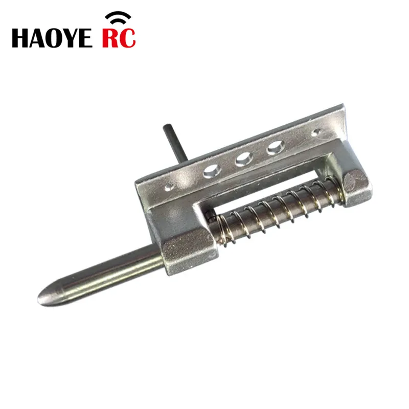 Haoye 1 PC Pin Length Aluminum Canopy Locks For RC Airplanes Parts Electric Planes Foam Model Accessories Color Silver