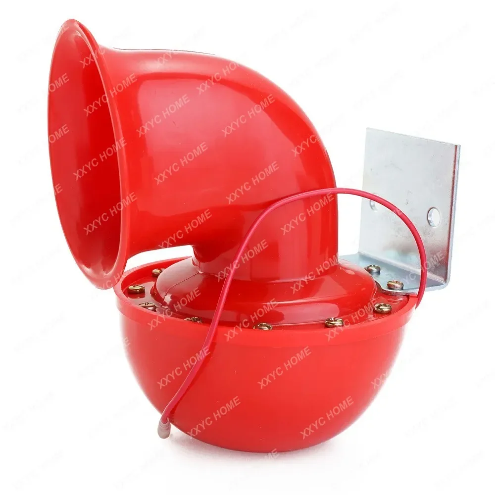 

Suitable for cars, motorcycles, trucks, boats, super loud 200dB 12V red electric horn air horn