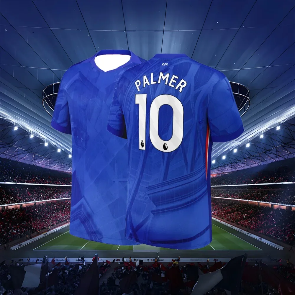 Chelsea No.10 Jersey de jugador 2526 Camiseta de local más pantalones cortos Transpirable de secado rápido Niños y adultos del mismo estilo
