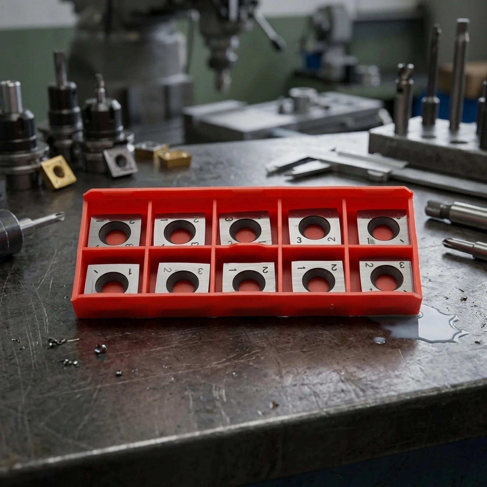 15x15x2.5mm Carbide Inserts Longer Use Life Each Blade Has Edges Solid Carbide Easy To Operate Solid Carbide 15x15x2.5mm