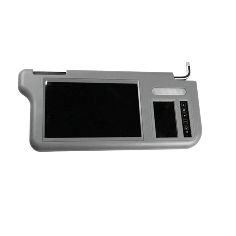 7 Inch Car Sunvisor Interior Rear View Mirror Screen Lcd Monitor DVD/VCD/AV/TV Player Rear Camera Sun Visor