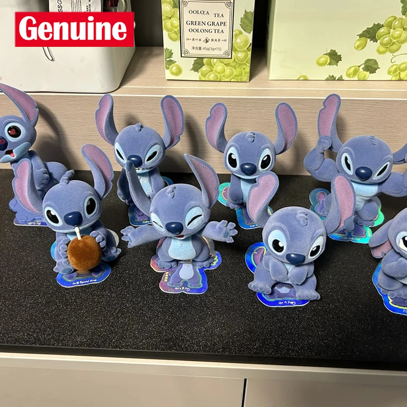 Disponibile Disney Stitch Series Blind Box Kawaii Stitch Battle con Gantu Action Figure Doll Mystery Box Borsa a sorpresa regalo