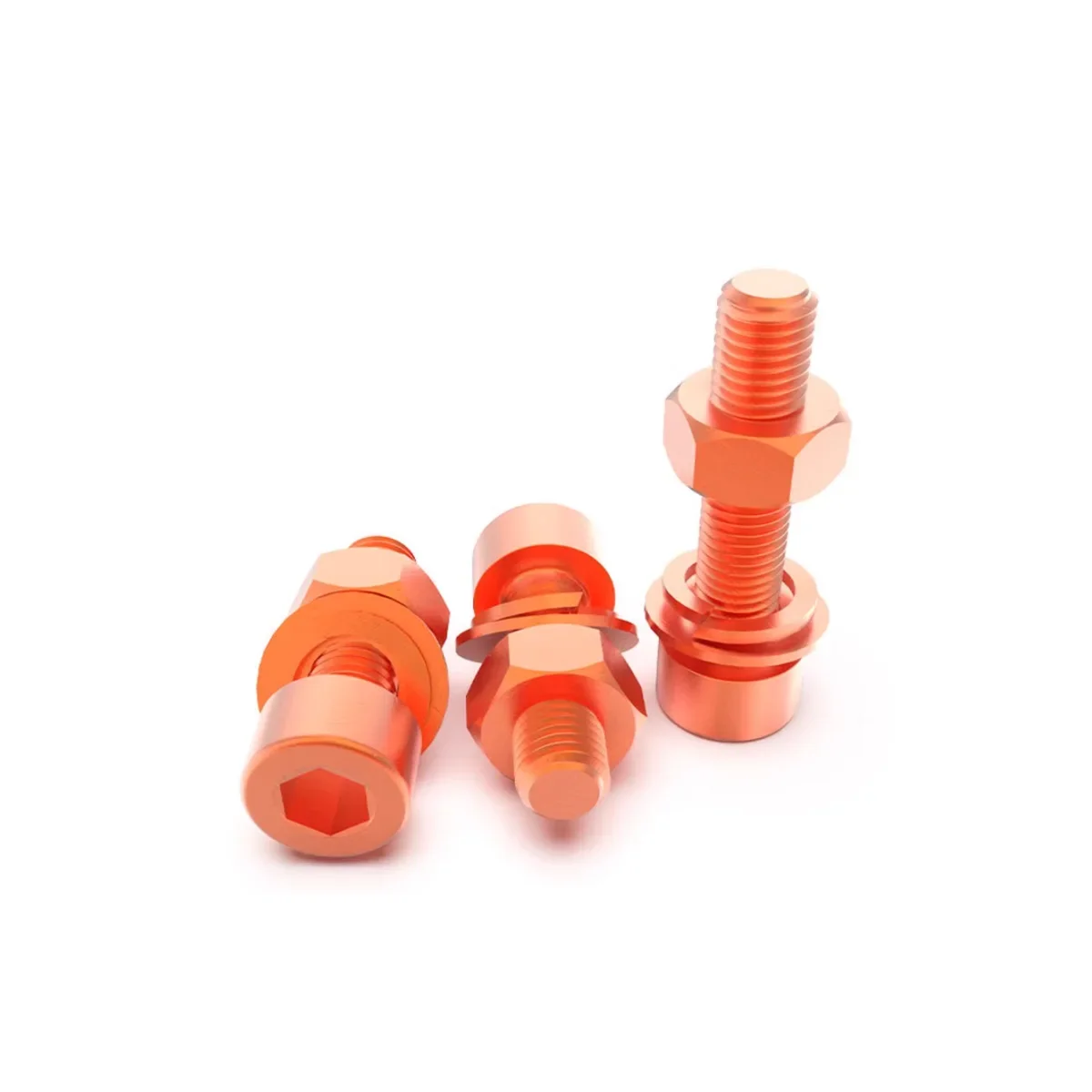 Purple Copper / Red Copper Hexagon Socket Screws And Bolts / Conductive  Hexagon Socket Screws And Nuts Combination