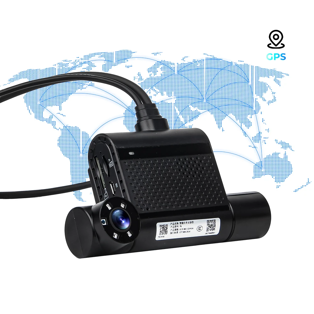 2025 جديد 1080P 3 قناة ADAS DSM 4G WIFI GPS AI مسجل فيديو سيارة الصندوق الأسود داش كام داشكام لشاحنة سيارة أجرة فان