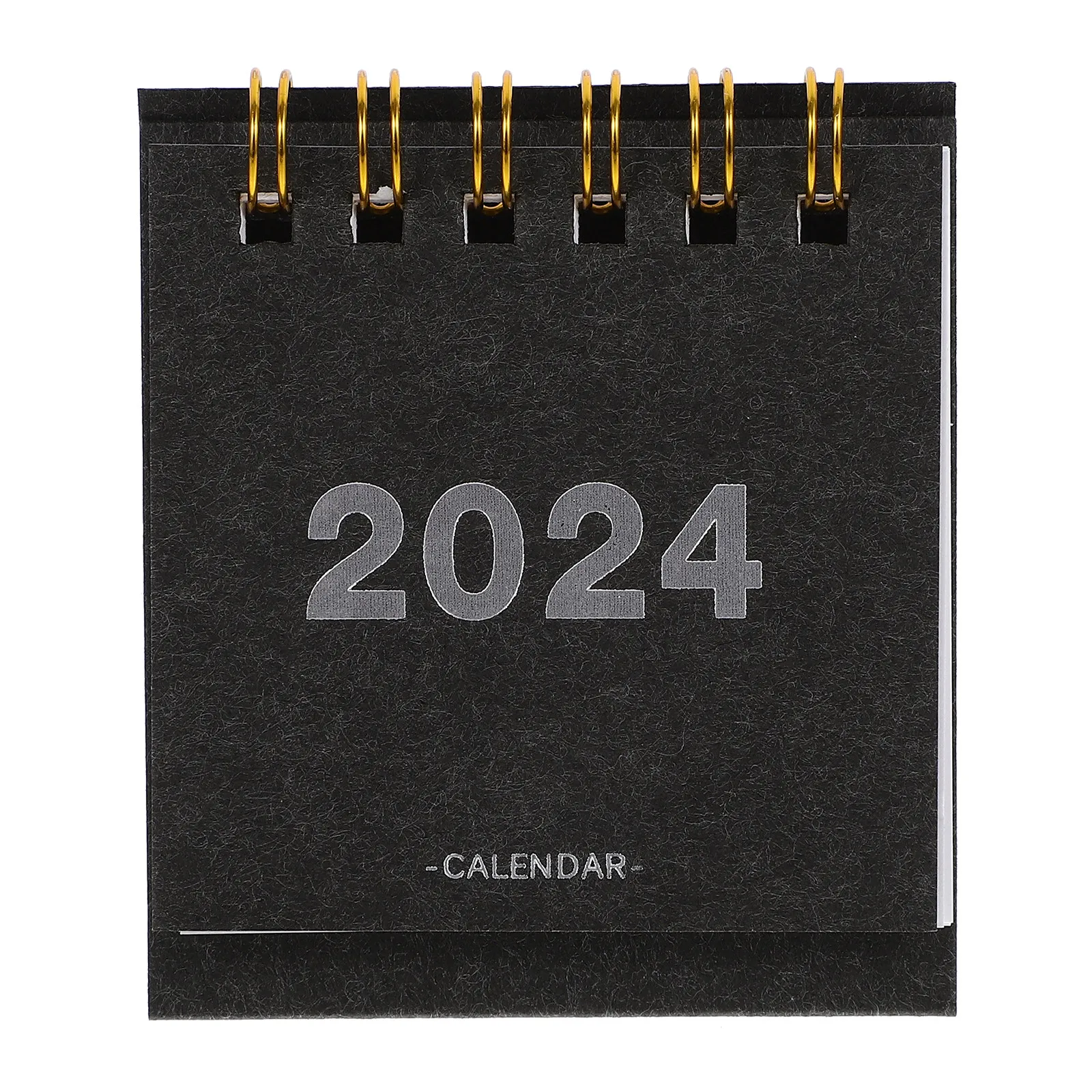

Mini Desk Calendar 2024 Paper Desktop Calendar Standing Design Office Home Daily Planner Clear Decor