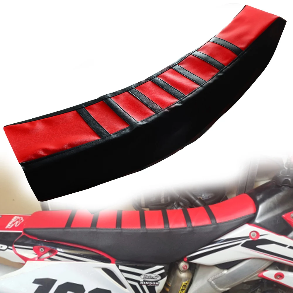 Motocross rubber soft seat cover For Honda CR CRF CRM SL 125 150 230 250 450 480 500 50 80 85 1000 X R L F M RX AR RWE RALLY