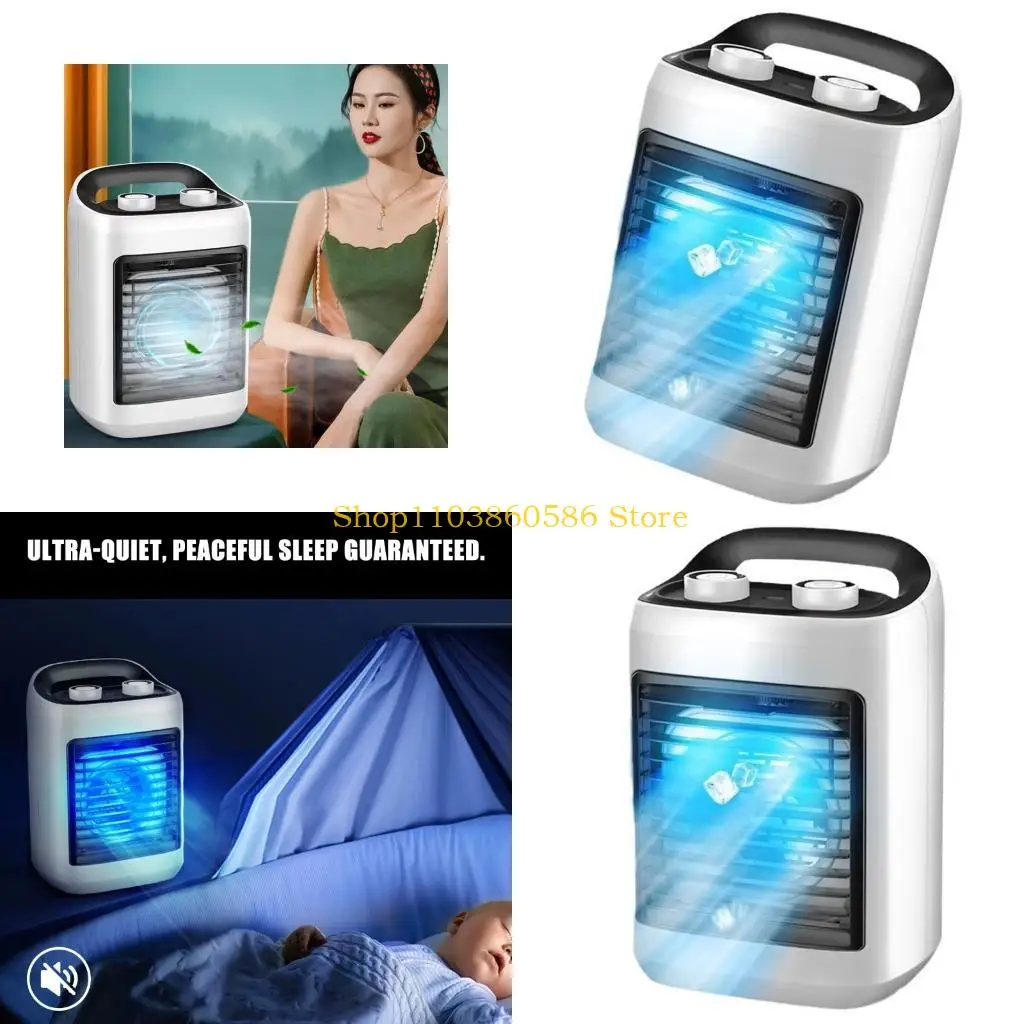 

242A Portable Design Energy Efficient USB Air Coolers 180ml Ice Chamber 3 Adjustable Modes Portable For Home Vehicles Offices