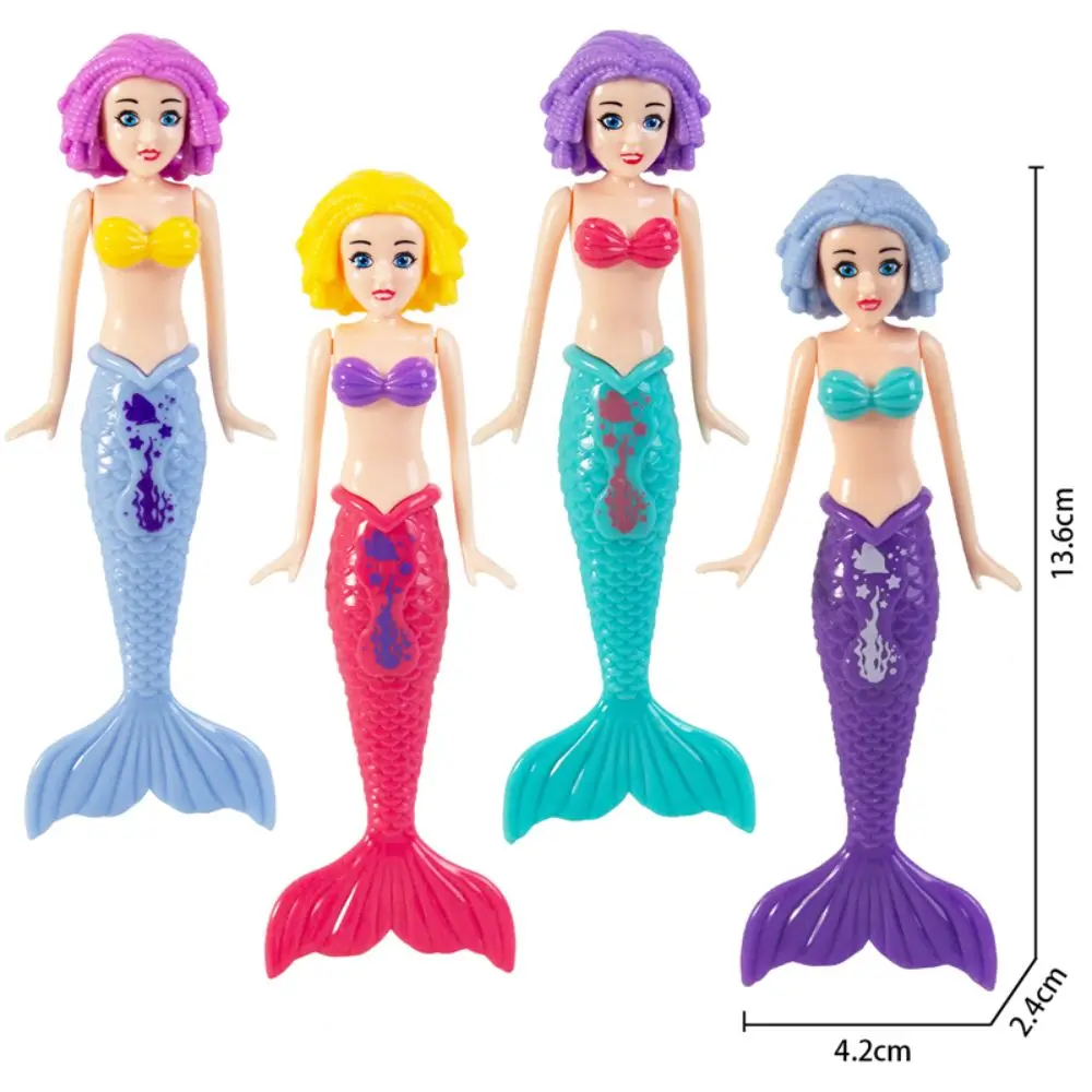 4pcs Pool Diving Toys Smooth Interactive Swimming Training Toys Set Encourage Risk-taking Child-Friendly Water Sports Games