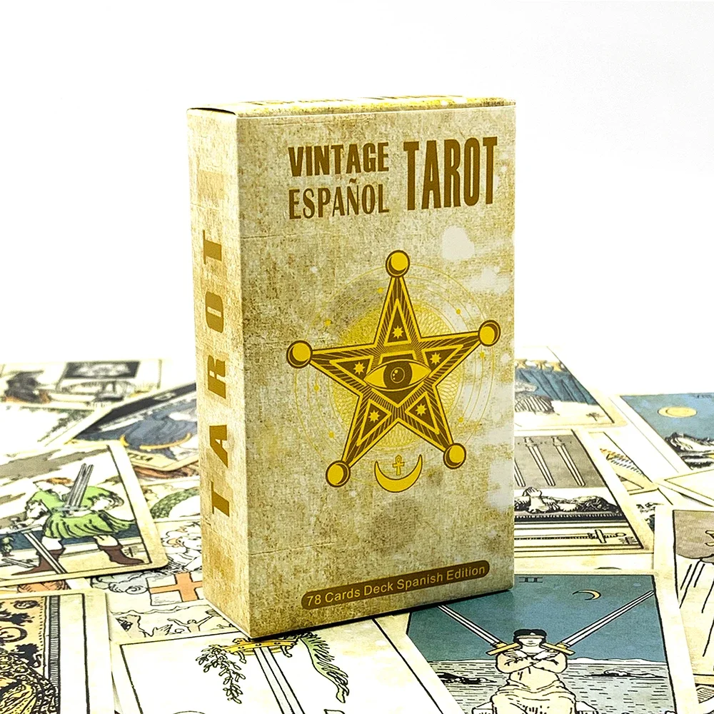 Spanische Tarotkarten, 78-teiliges Tarot-Deck, Kartenspiele für Familien, Freizeit und Unterhaltung, perfekt für spirituelle Führung und als Geschenk
