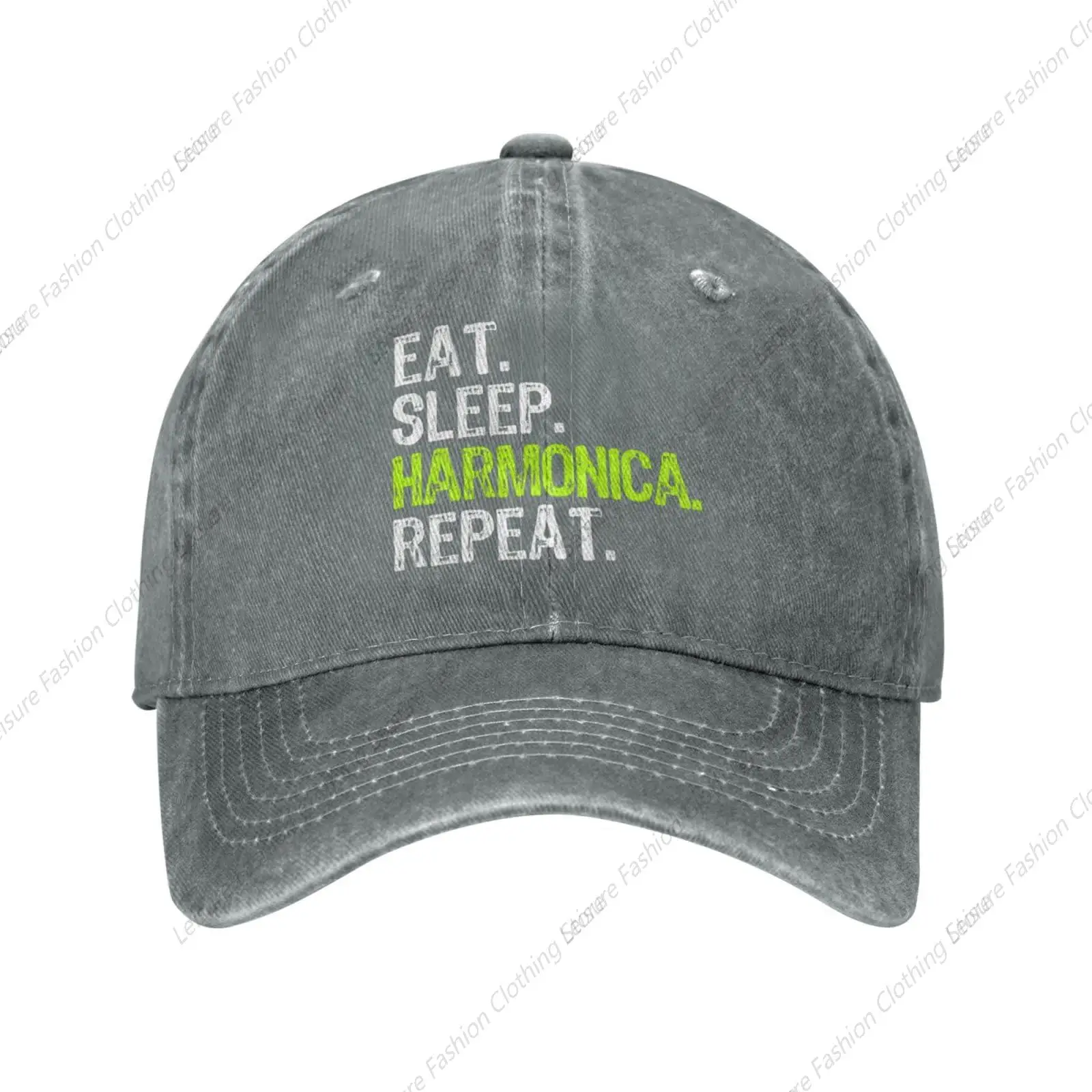 

Eat Sleep Harmonica Repeat Player Funny Gifts Baseball Caps Adjustable Trucker Men Hats Dad Baseball Cap