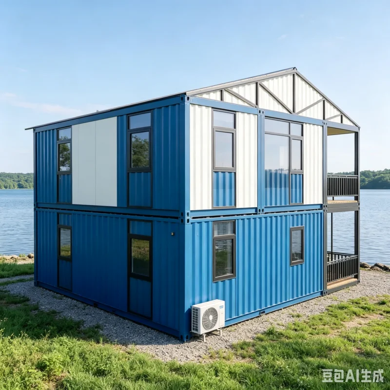 Fast Delivery 3-Story Prefab Container House Modular Site Worker Dormitory  Durable 3-Story Detachable Container House
