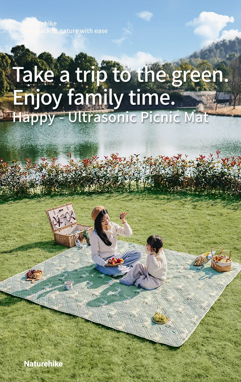Naturehike 2026 Neue Happy Picnic Matten Wasserdicht Faltbar 3-12 Personen Maschinenwaschbar Outdoor Wandern Reisen Camping Matten – Detail 1