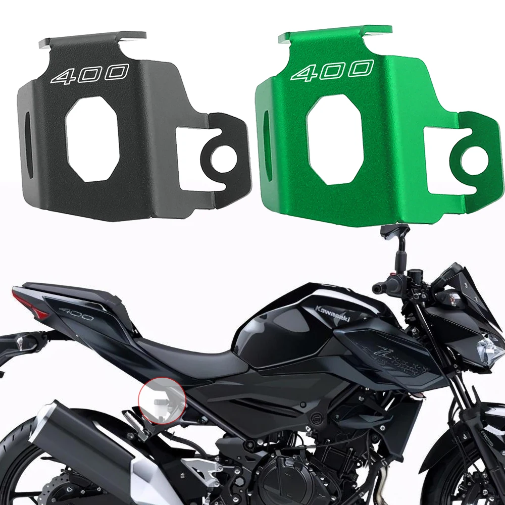 4 Colors For Kawasaki Ninja400 Z400 400 Cover Protector Accessories Motorcycle Oil Cup Guard Rear Brake Fluid Reservoir Guard
