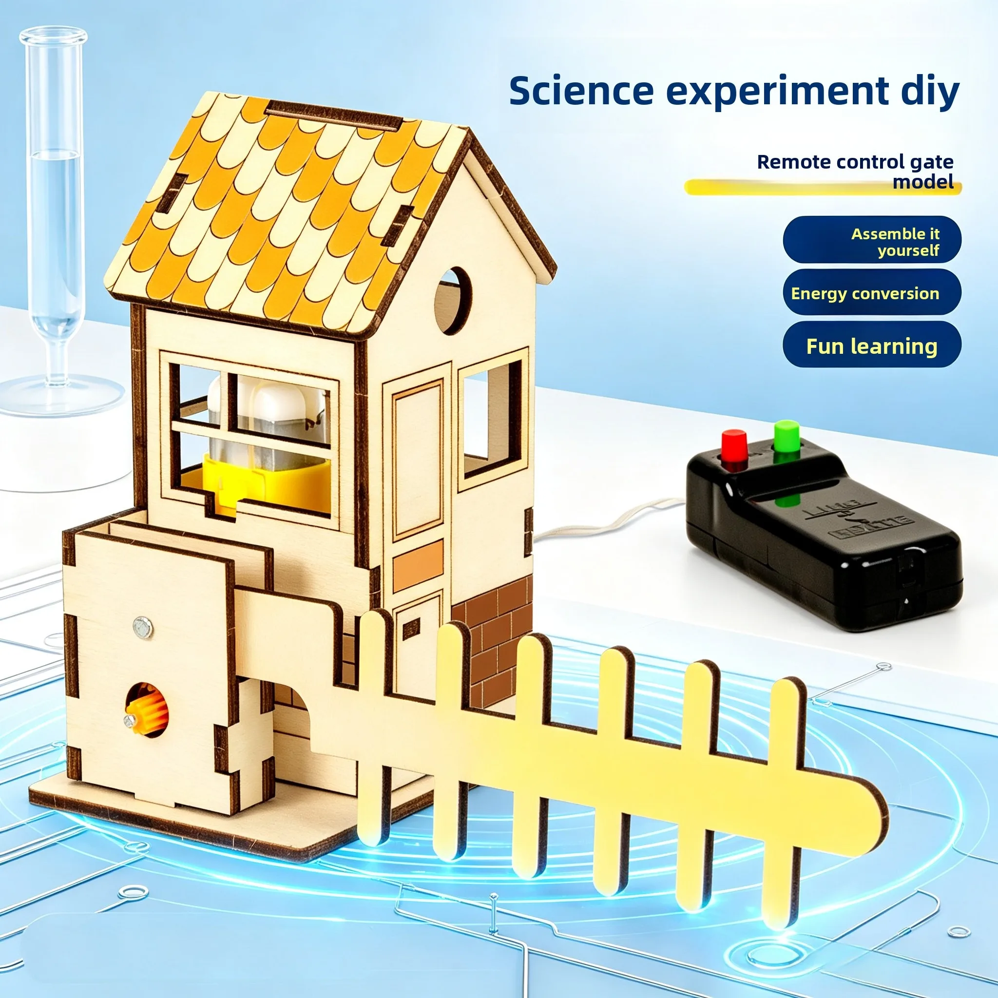 Science and Education Experiment Material Kits, Remote-Controlled Ramp Science and Education Toys, DIY Gifts