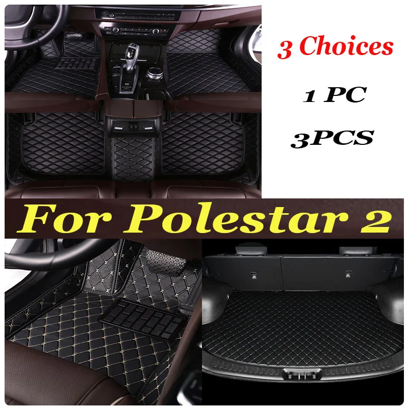 

Car Floor Mats For Polestar 2 2020-2022 DropShipping Center Auto Interior Accessories Leather Carpets Rugs Foot Pads