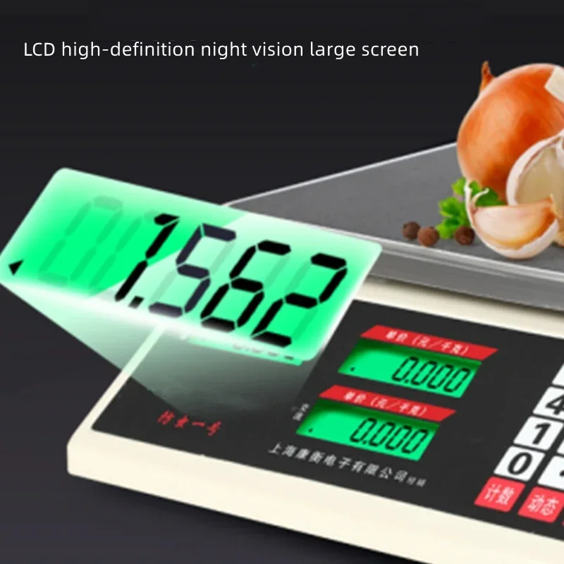 1PC waterproof seafood scale platform scale commercial small accurate 10g-30kg pricing electronic scale