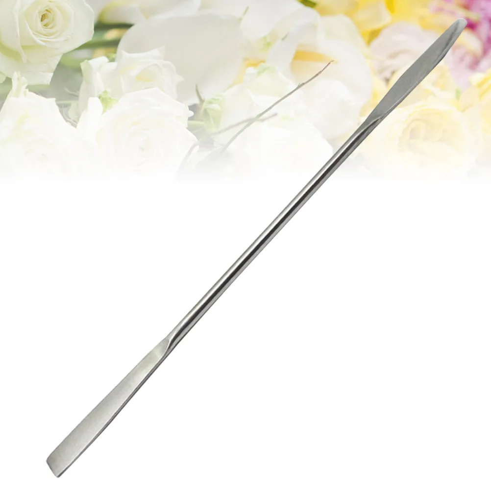 Mieszadełko do makijażu ze stali nierdzewnej, narzędzie do blendowania podkładu, cieni do powiek, szpatułka, profesjonalne do użytku domowego.