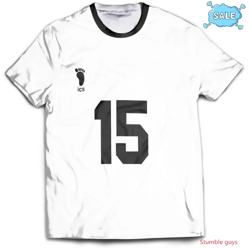 Haikyuu Nekoma Atmungsaktives Sport-T-Shirt Anime Kuroo Kozume Volleyball High School Cosplay Tops Kinder Jungen Kleidung