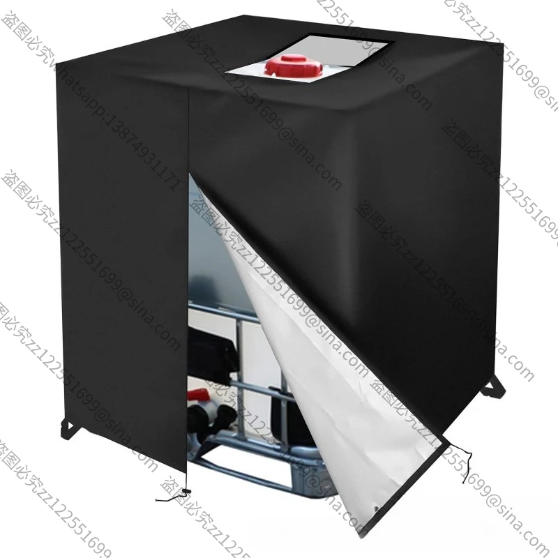 Suitable for 420D Oxford Cloth BC Ton Barrel Cover1000l Water Tank Cover BucketCover Waterproof DustCover Protective Cover