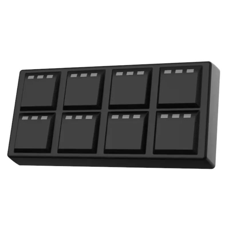 8 Buttons Intelligent CAN Bus Keypad Transparent Icons Silicone Pad Automotive Electronic IP67 Waterproof in Stock