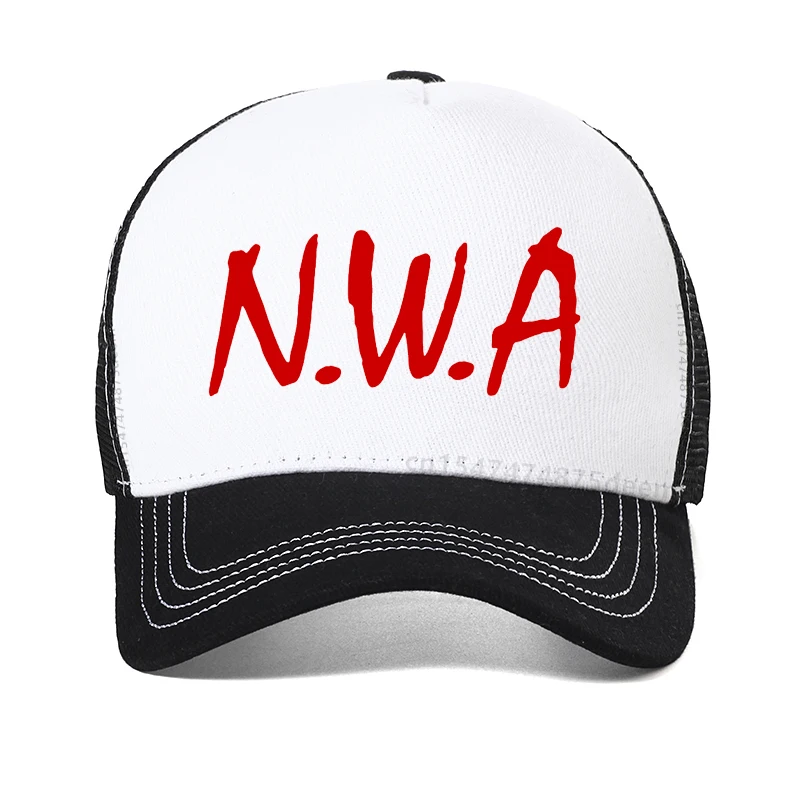 Neueste N.W.A Brief dad hut Männer Frauen Baseball Kappe NWA Kappe Hut Compton Niggaz Hip Hop Hüte Mode Mesh Trucker hüte