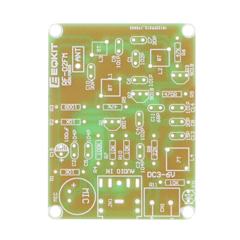 DIY 88-108MHz FM Transmitter Frequency Modulation Wireless Microphone Suit