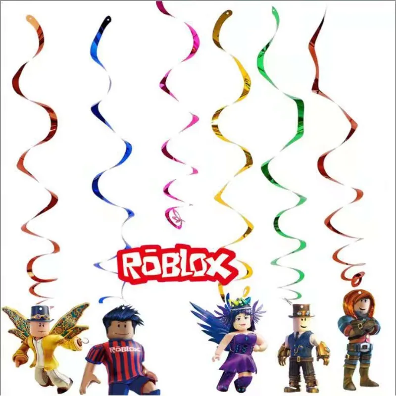 18 قطعة لعبة جديدة من سلسلة ROBLOX بالونات مطبوعة على شكل شخصية كرتونية للأولاد والبنات مستلزمات ألعاب بالون لحفلات أعياد الميلاد وحفلات الزفاف #6