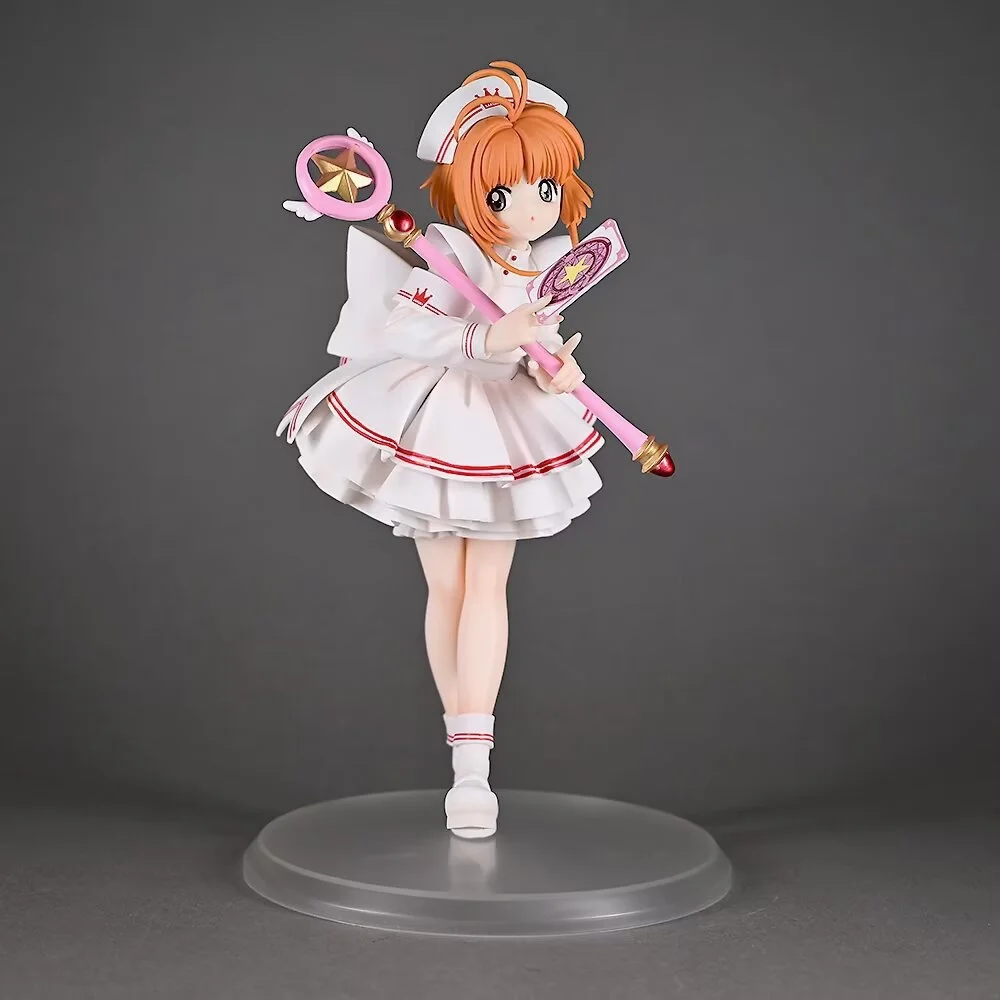 Anime cardcaptor sakura kinomoto sakura gk pvc figura de ação modelo colecionável boneca brinquedo 22cm
