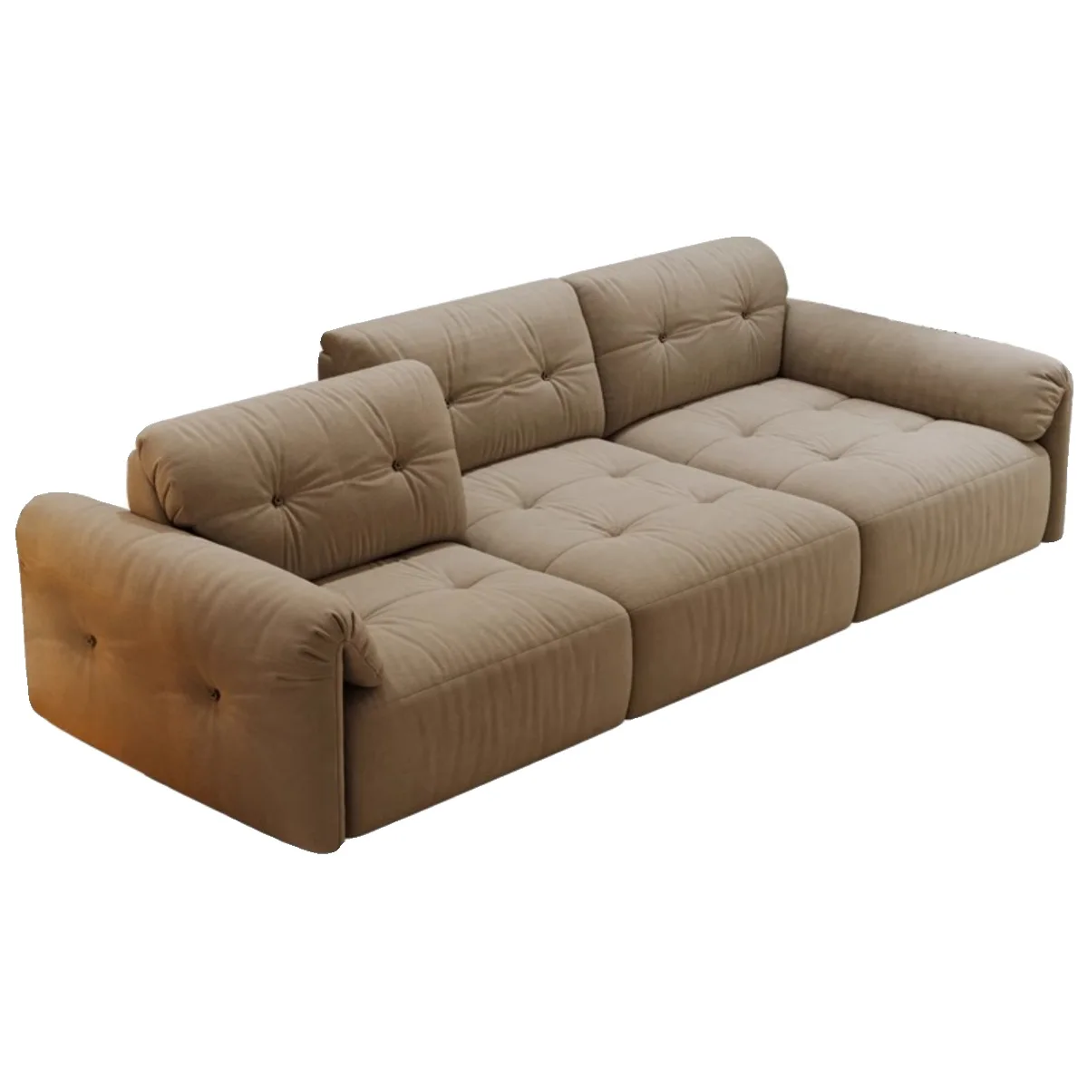 

Cloud sofa, super deep sitting wide lazy cream wind, technology cloth, movable, adjustable function sofa
