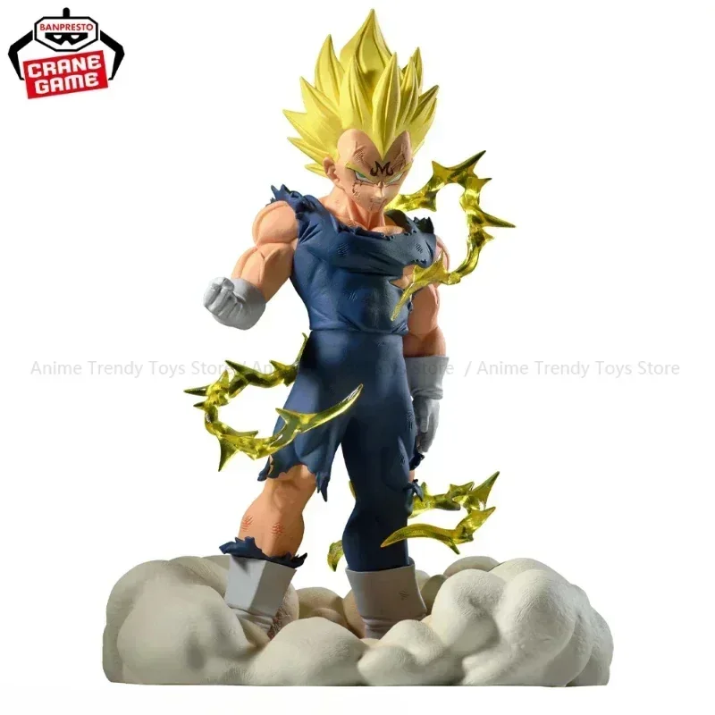 In Stock Original BANPRESTO History Box vol.12 Dragon Ball Z Majin Vegeta Figure Anime Model Genuine Boxed Toys WY