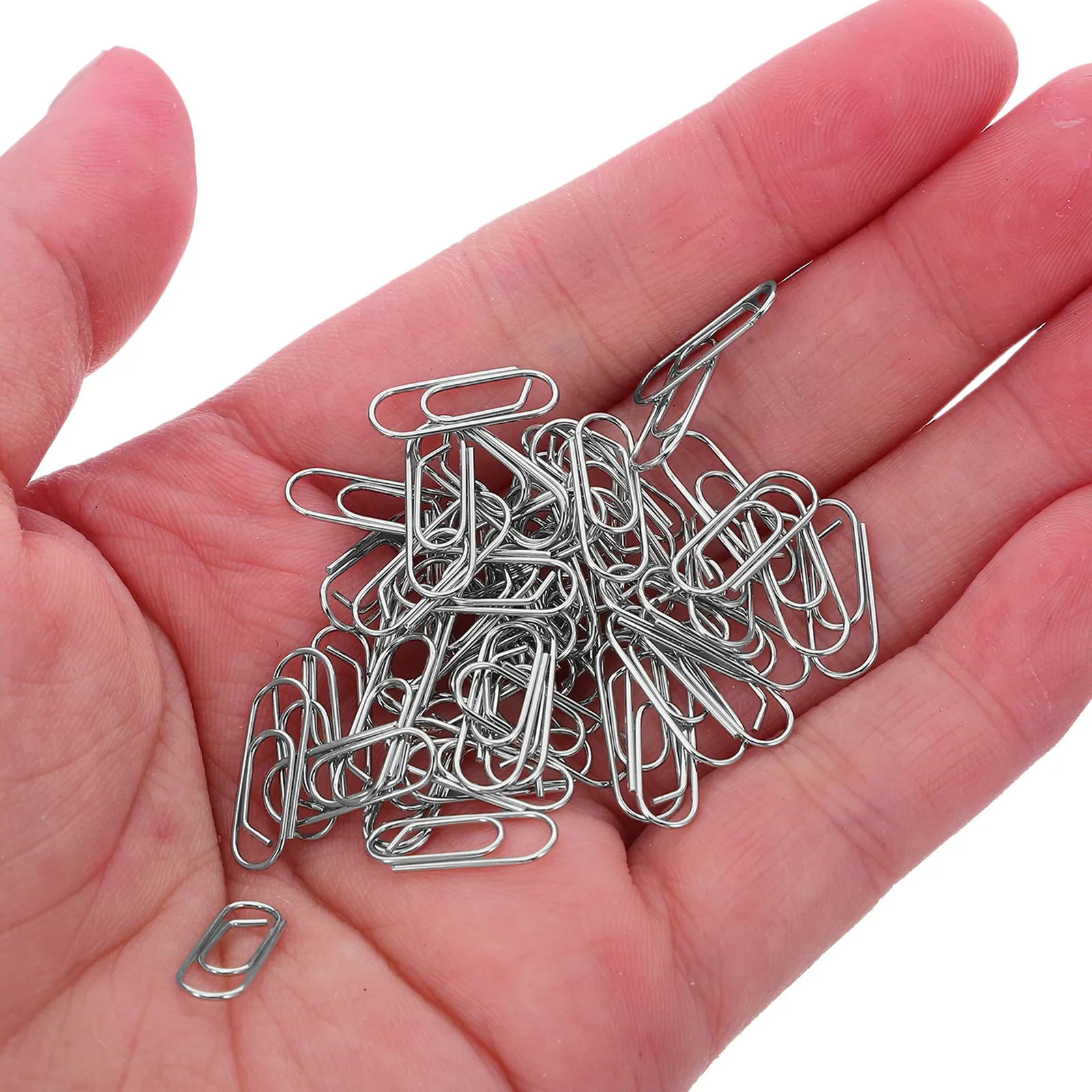 

300 Pcs Mini Metal Clips for Crafts Journaling Paper Stationery Documents Bookmark Fasteners Scrapbooking Paperclips